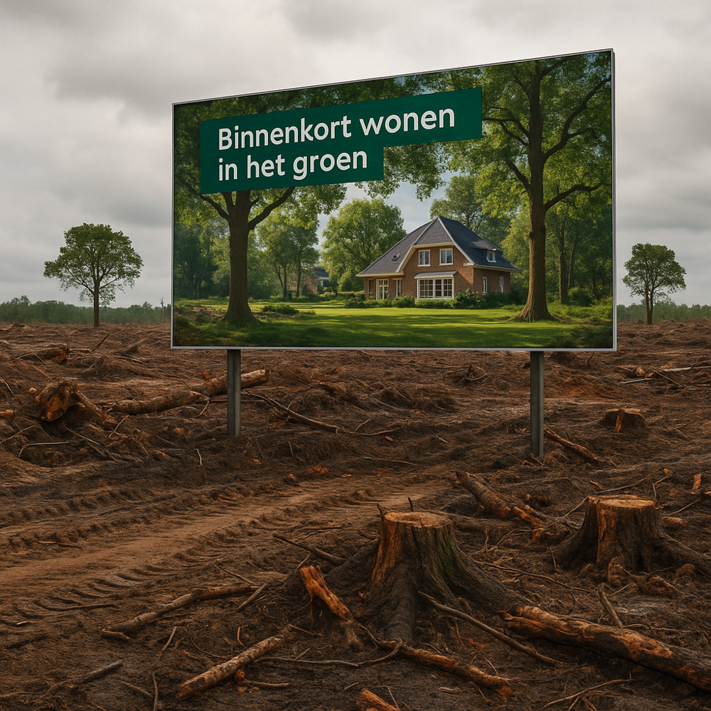 3 hectare bos moet wijken voor opgraving in woonparkgebied