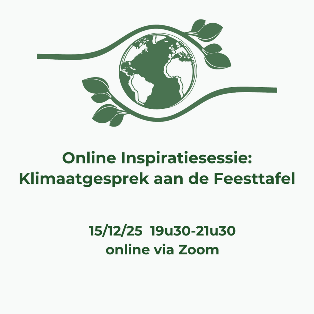 Online Inspiratiesessie: Klimaatgesprek aan de Feesttafel