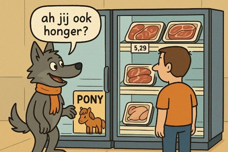 Over wolven en pony's