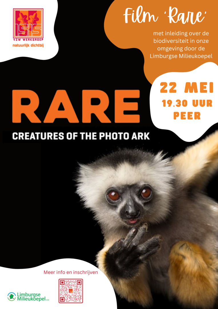 Filmvoorstelling: Rare, Creatures of the Photo Ark