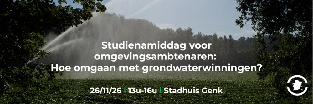 Studienamiddag: Hoe omgaan met grondwaterwinningen?